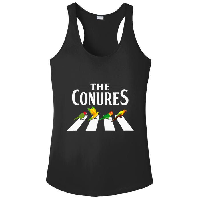 Sun Conure Parrot Pedestrian Design For A Conure Owner Ladies PosiCharge Competitor Racerback Tank