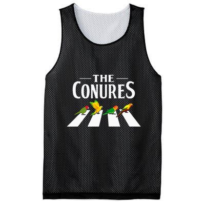 Sun Conure Parrot Pedestrian Design For A Conure Owner Mesh Reversible Basketball Jersey Tank