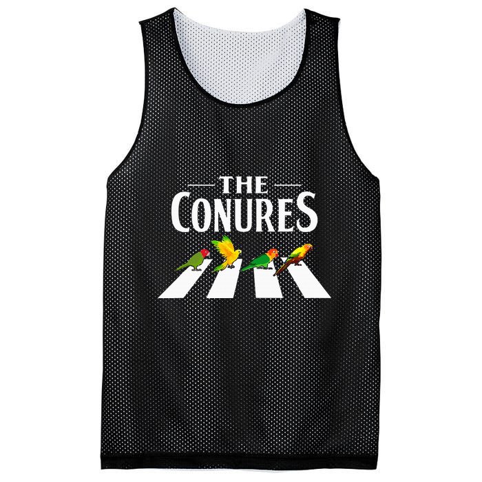 Sun Conure Parrot Pedestrian Design For A Conure Owner Mesh Reversible Basketball Jersey Tank