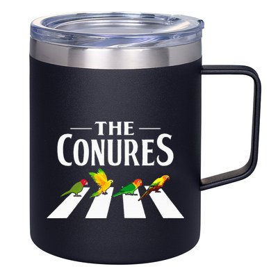 Sun Conure Parrot Pedestrian Design For A Conure Owner 12oz Stainless Steel Coffee Mug