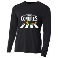 Sun Conure Parrot Pedestrian Design For A Conure Owner Cooling Performance Long Sleeve Crew