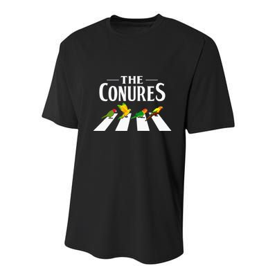 Sun Conure Parrot Pedestrian Design For A Conure Owner Youth Performance Sprint T-Shirt