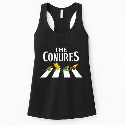 Sun Conure Parrot Pedestrian Design For A Conure Owner Womens Tank Top