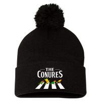 Sun Conure Parrot Pedestrian Design For A Conure Owner Pom Pom 12in Knit Beanie