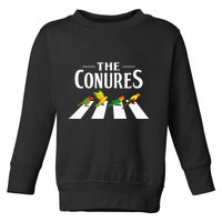 Sun Conure Parrot Pedestrian Design For A Conure Owner Toddler Sweatshirt