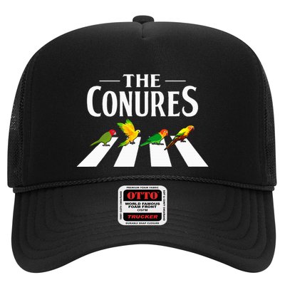 Sun Conure Parrot Pedestrian Design For A Conure Owner Trucker Hat