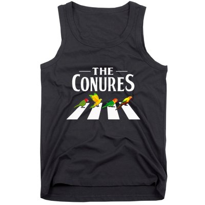 Sun Conure Parrot Pedestrian Design For A Conure Owner Tank Top
