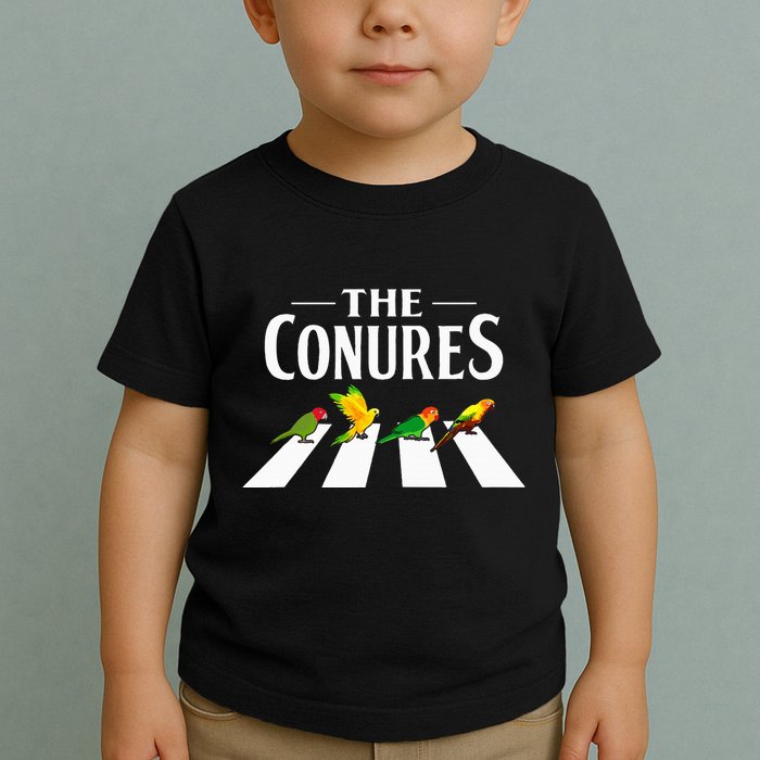 Sun Conure Parrot Pedestrian Design For A Conure Owner Toddler T-Shirt