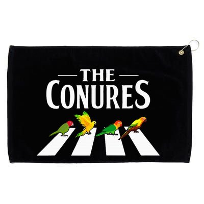 Sun Conure Parrot Pedestrian Design For A Conure Owner Grommeted Golf Towel