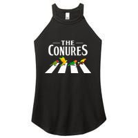 Sun Conure Parrot Pedestrian Design For A Conure Owner Women's Perfect Tri Rocker Tank