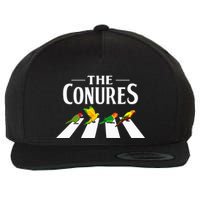 Sun Conure Parrot Pedestrian Design For A Conure Owner Wool Snapback Cap