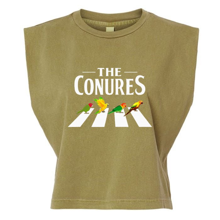 Sun Conure Parrot Pedestrian Design For A Conure Owner Garment-Dyed Women's Muscle Tee