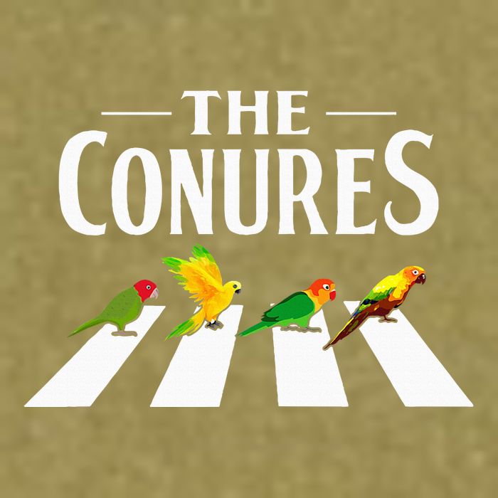 Sun Conure Parrot Pedestrian Design For A Conure Owner Garment-Dyed Women's Muscle Tee