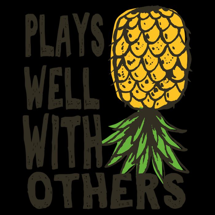 Swinger Couples Plays Well With Others Upside Down Pineapple Great Gift 16oz Travel Tumbler