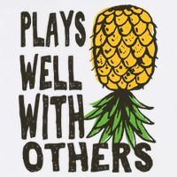 Swinger Couples Plays Well With Others Upside Down Pineapple Great Gift Sustainable Bucket Hat