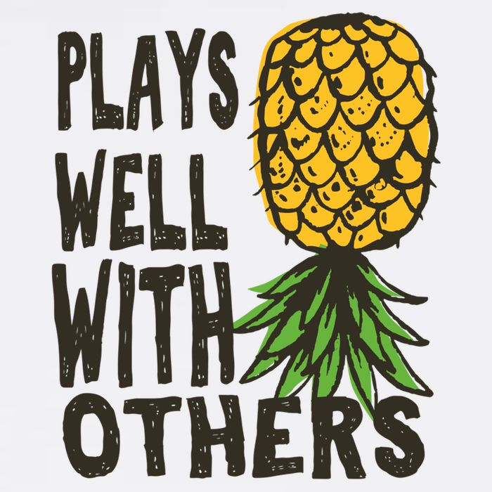 Swinger Couples Plays Well With Others Upside Down Pineapple Great Gift Sustainable Bucket Hat