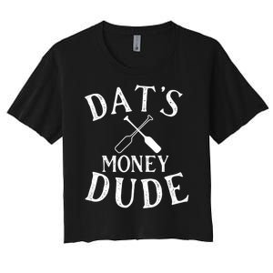 Stale Cracker Put That On A Cracka Dude That's Money Dude. Women's Crop Top Tee