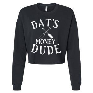 Stale Cracker Put That On A Cracka Dude That's Money Dude. Cropped Pullover Crew