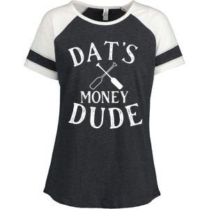 Stale Cracker Put That On A Cracka Dude That's Money Dude. Enza Ladies Jersey Colorblock Tee