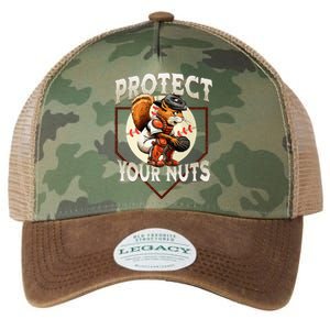 Squirrel Catcher Protect Your Nuts Baseball Legacy Tie Dye Trucker Hat