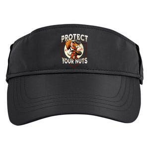 Squirrel Catcher Protect Your Nuts Baseball Adult Drive Performance Visor