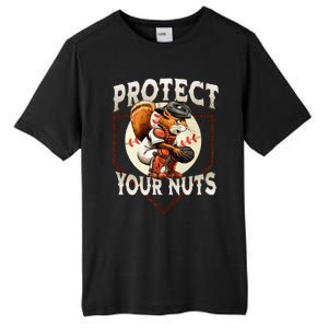 Squirrel Catcher Protect Your Nuts Baseball Tall Fusion ChromaSoft Performance T-Shirt