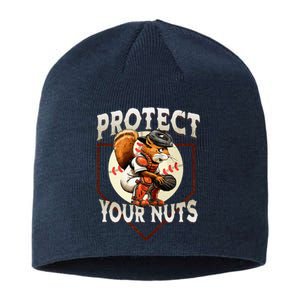 Squirrel Catcher Protect Your Nuts Baseball Sustainable Beanie