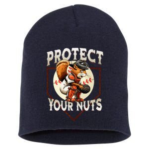 Squirrel Catcher Protect Your Nuts Baseball Short Acrylic Beanie