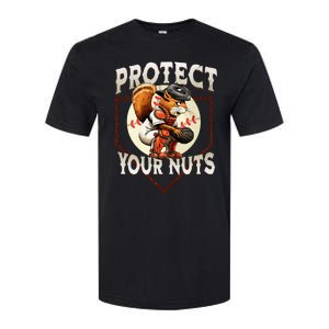 Squirrel Catcher Protect Your Nuts Baseball Softstyle CVC T-Shirt