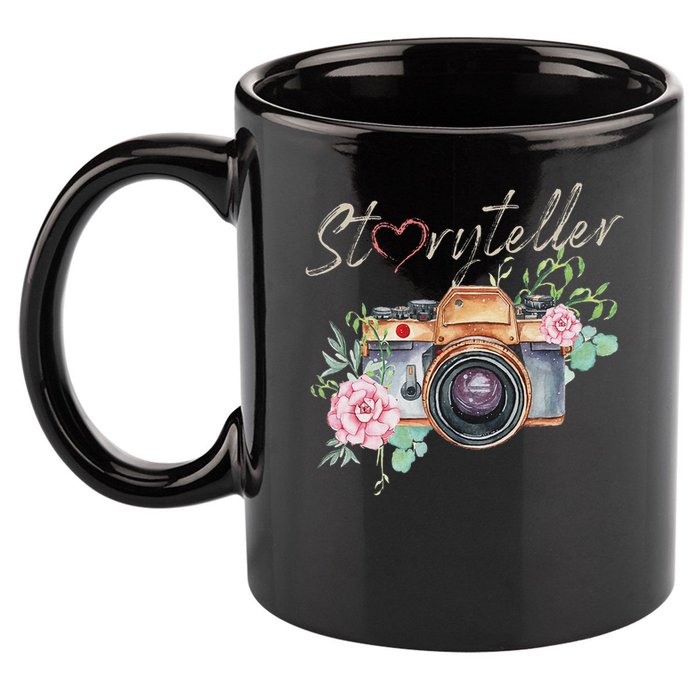 Storyteller Camera Photography Photographer Cameraman Ideas 11oz C Handle Ceramic Mug