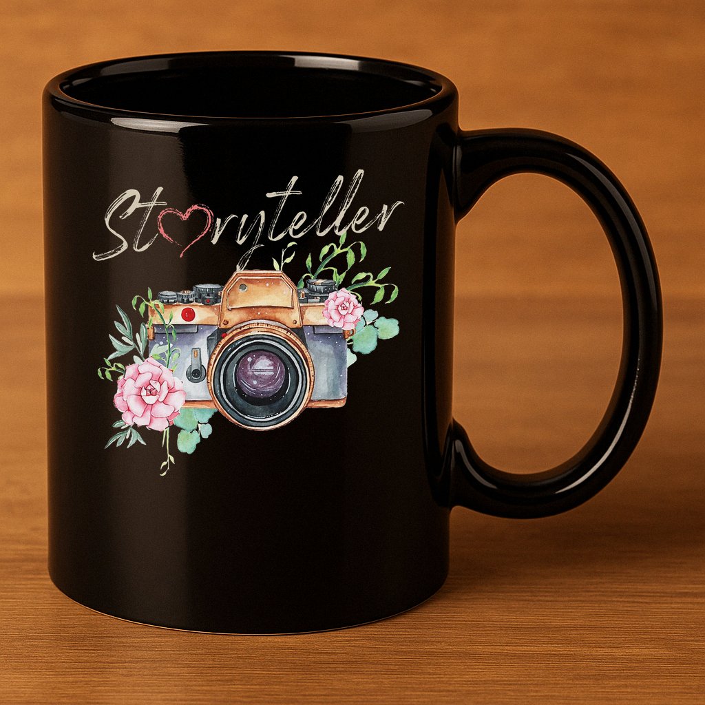 Storyteller Camera Photography Photographer Cameraman Ideas 11oz C Handle Ceramic Mug