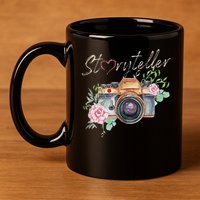 Storyteller Camera Photography Photographer Cameraman Ideas 11oz C Handle Ceramic Mug