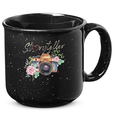 Storyteller Camera Photography Photographer Cameraman Ideas 15oz Campfire Ceramic Mug