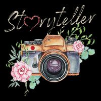 Storyteller Camera Photography Photographer Cameraman Ideas Drawstring Bag