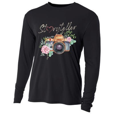 Storyteller Camera Photography Photographer Cameraman Ideas Cooling Performance Long Sleeve Crew