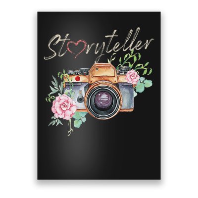 Storyteller Camera Photography Photographer Cameraman Ideas Poster