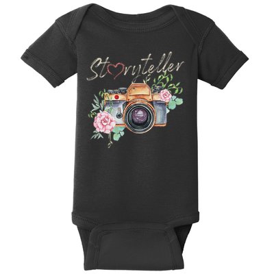 Storyteller Camera Photography Photographer Cameraman Ideas Baby Bodysuit
