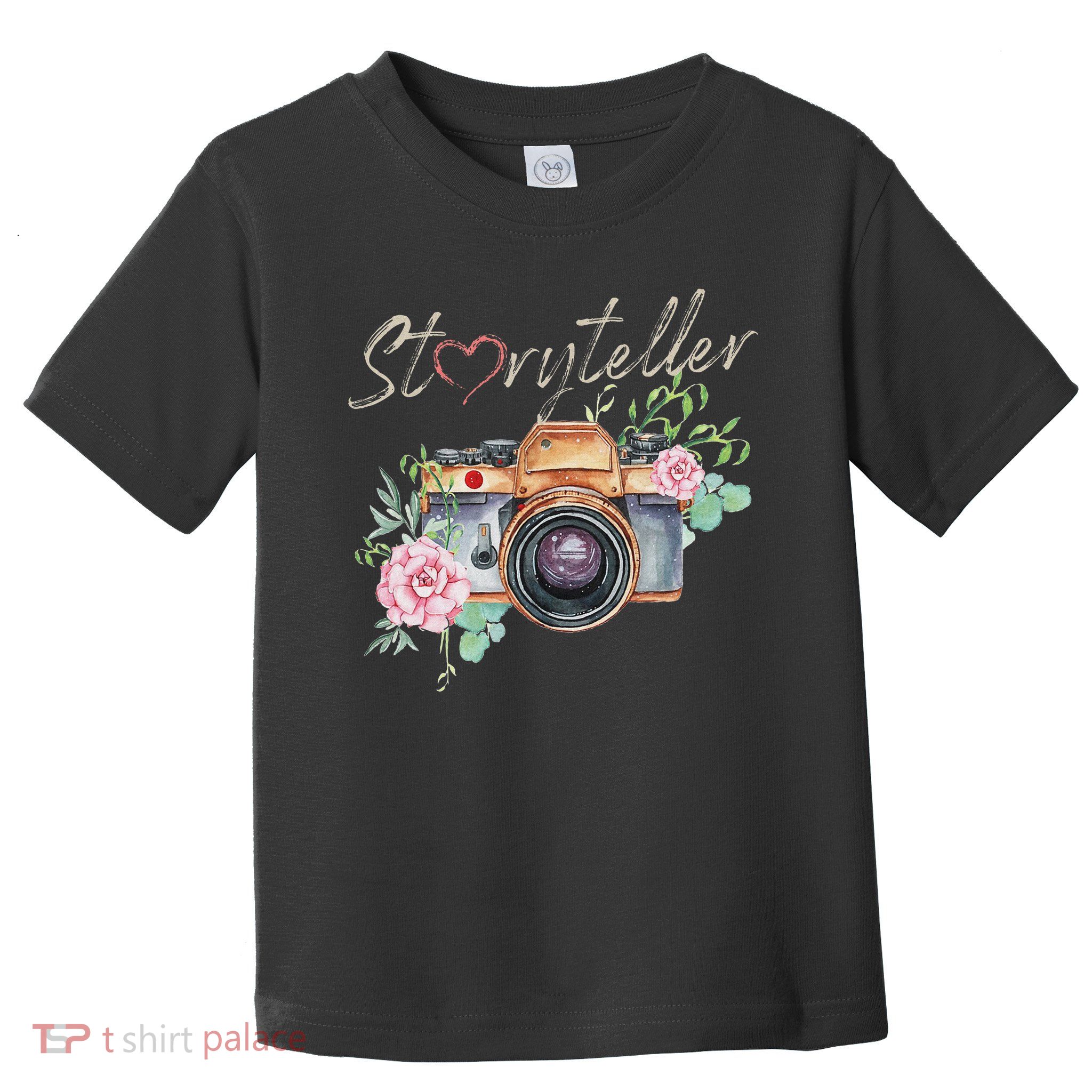 Storyteller Camera Photography Photographer Cameraman Ideas Toddler T-Shirt