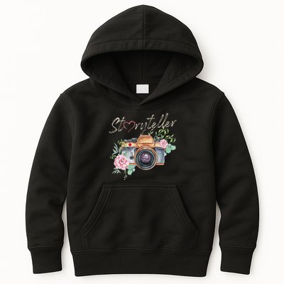 Storyteller Camera Photography Photographer Cameraman Ideas Kids Hoodie