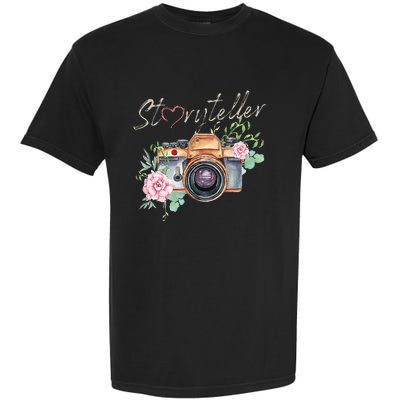 Storyteller Camera Photography Photographer Cameraman Ideas Garment-Dyed Heavyweight T-Shirt