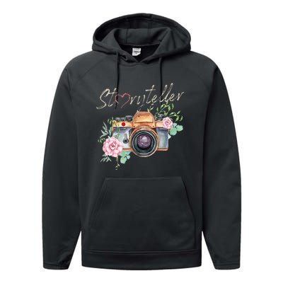 Storyteller Camera Photography Photographer Cameraman Ideas Performance Fleece Hoodie