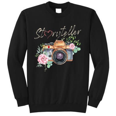 Storyteller Camera Photography Photographer Cameraman Ideas Tall Sweatshirt