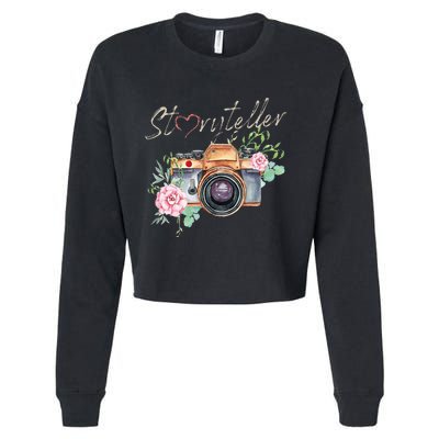 Storyteller Camera Photography Photographer Cameraman Ideas Cropped Pullover Crew