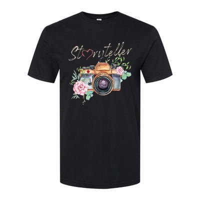 Storyteller Camera Photography Photographer Cameraman Ideas Softstyle CVC T-Shirt