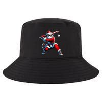 Santa Claus Playing Baseball Player Christmas Cool Comfort Performance Bucket Hat