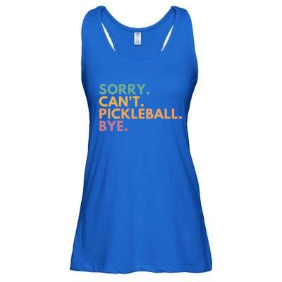 Sorry CanT Pickleball Bye Gift Ladies Essential Flowy Tank