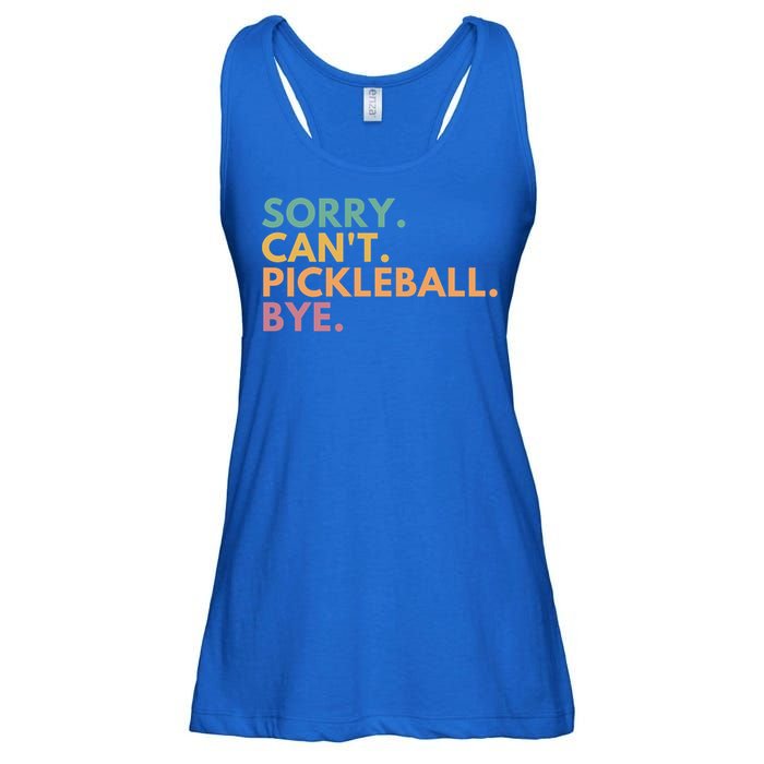 Sorry CanT Pickleball Bye Gift Ladies Essential Flowy Tank