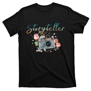 Storyteller Camera Photography Photographer Cameraman Gift T-Shirt