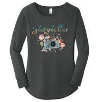 Storyteller Camera Photography Photographer Cameraman Gift Women's Perfect Tri Tunic Long Sleeve Shirt