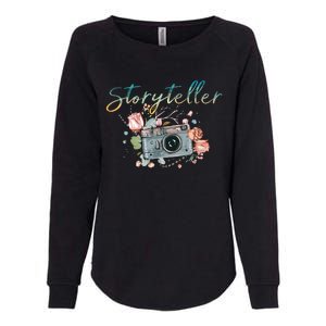 Storyteller Camera Photography Photographer Cameraman Gift Womens California Wash Sweatshirt